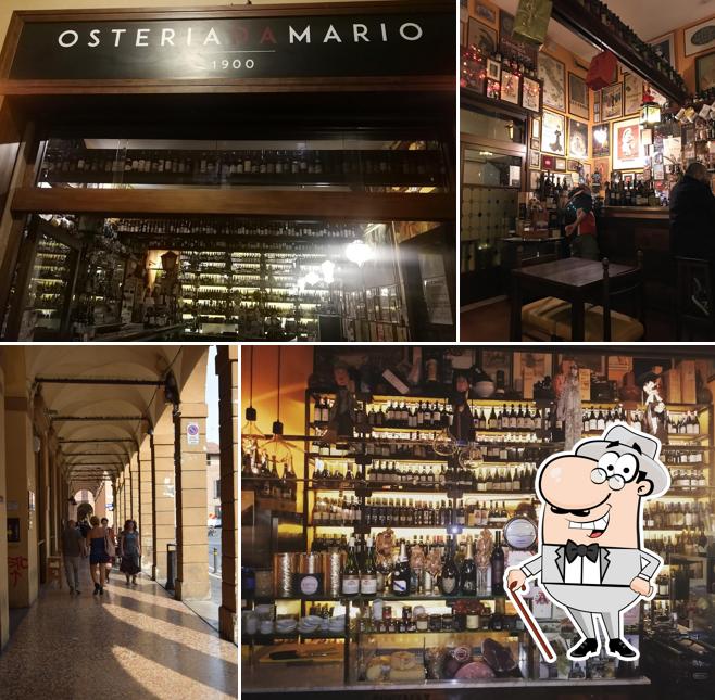 Gli esterni di Osteria da Mario