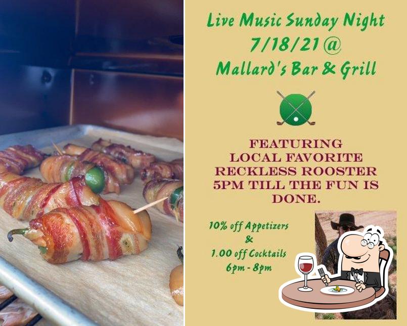 Food at Mallard's Bar and Grill - Located at Rendezvous Meadow Golf Course