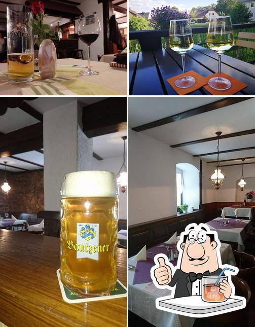 Las fotografías de bebida y interior en Gasthof Klix