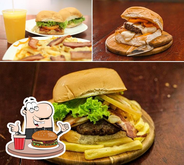 Delicie-se com um hambúrguer no Império Burger