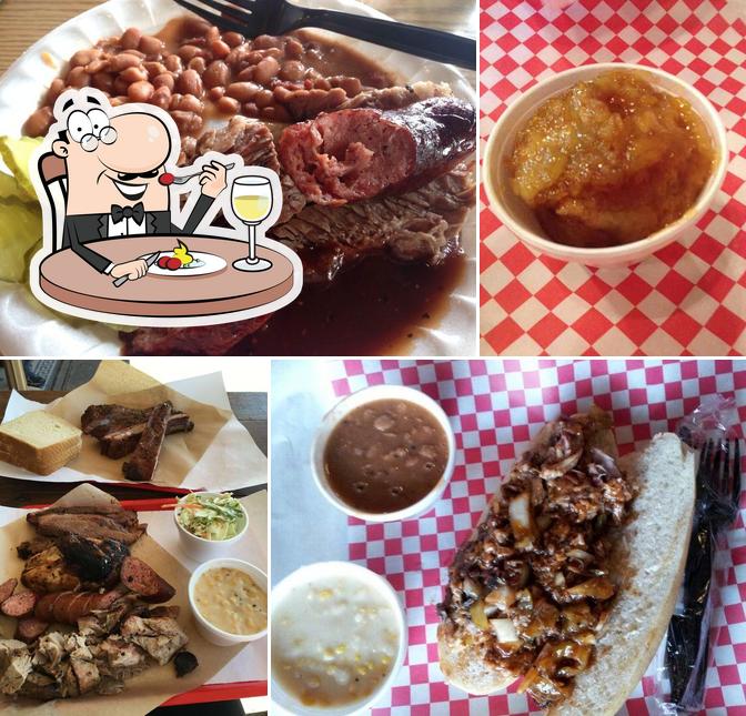 Harmon's BBQ, 102 S Main St in Cibolo Restaurant menu and reviews