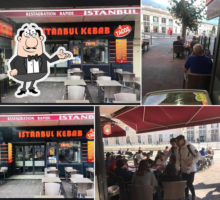 L'intérieur de Istanbul Kebab