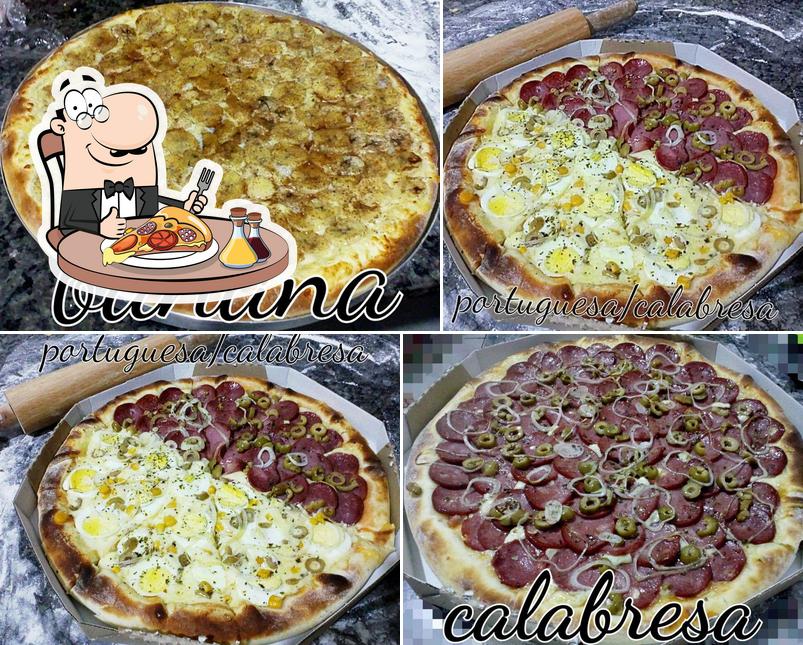 Escolha diferentes estilos de pizza