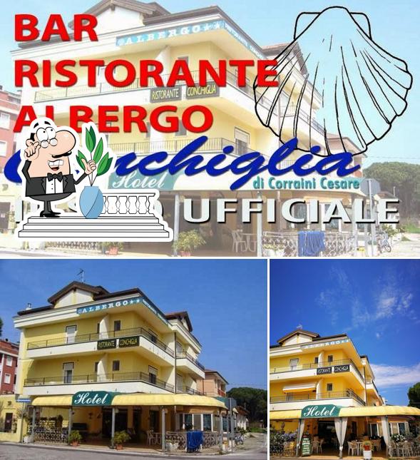 Gli esterni di Albergo Bar Ristorante CONCHIGLIA