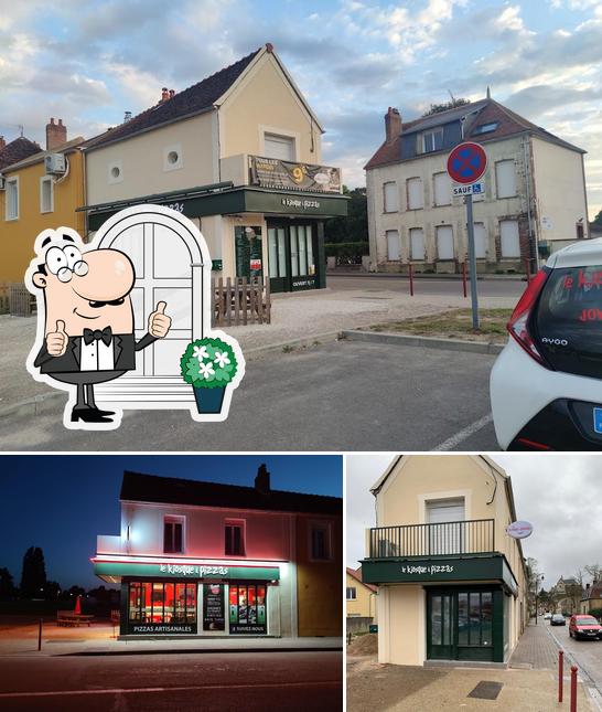 L'extérieur de Le Kiosque à Pizzas Saint Florentin