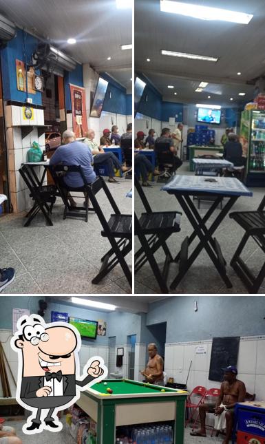 O interior do Bar Do Geraldo