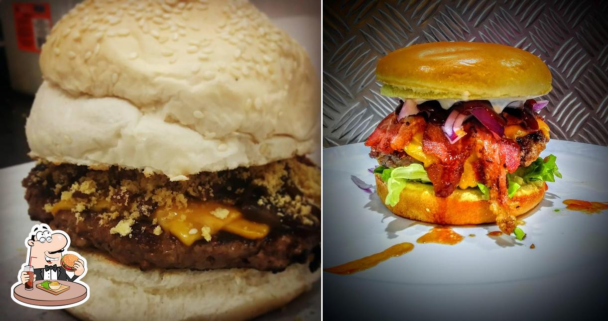 Delicie-se com um hambúrguer no Marvel Burger