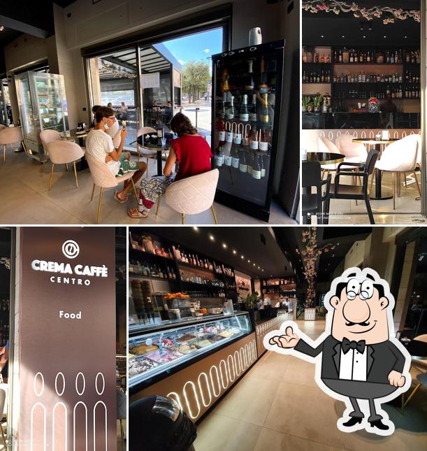 Gli interni di Crema Caffè Centro