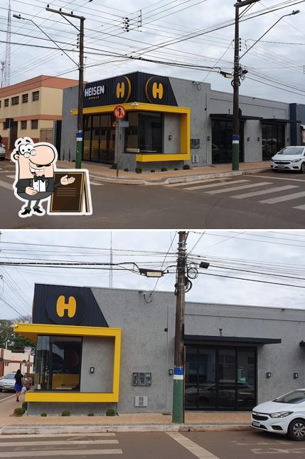 O exterior do Heisen Burger