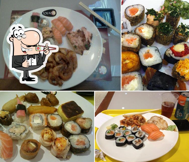 Prove diversas opções de sushi