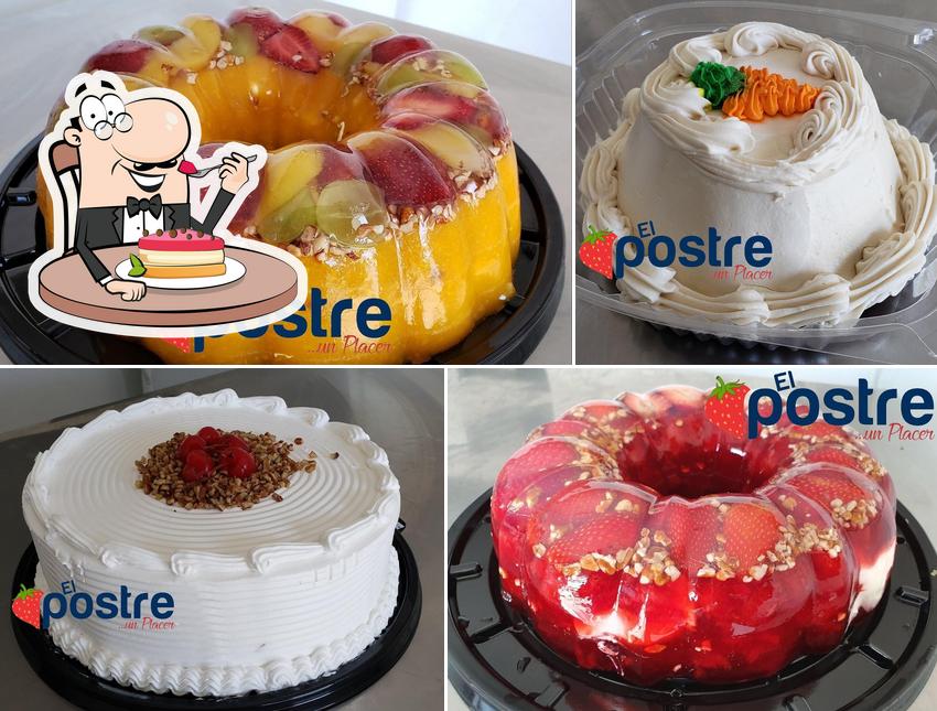 El Postre te ofrece numerosos dulces