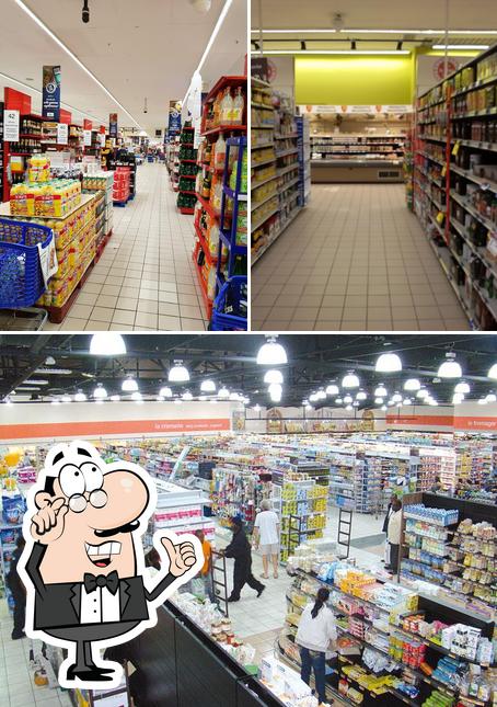 L'intérieur de Carrefour Vernon