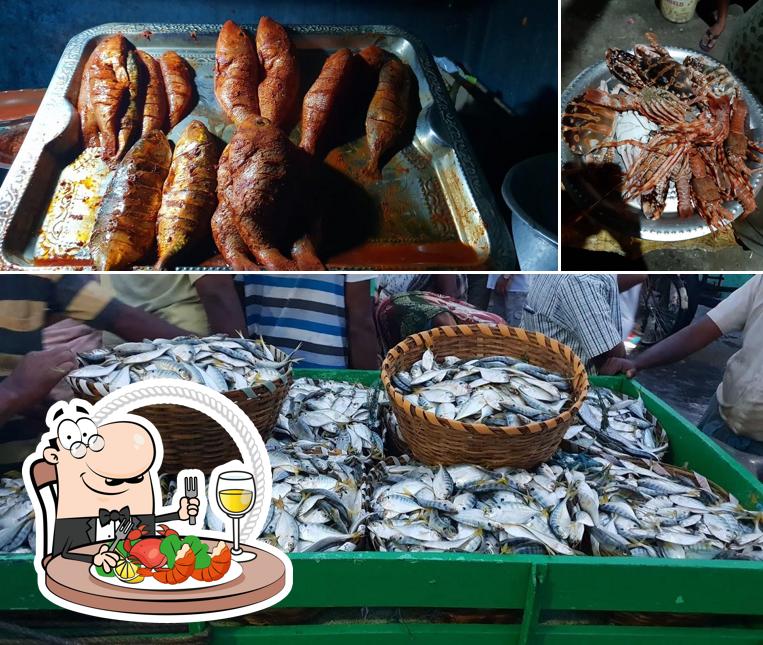 Try out various seafood dishes served at Famous Fresh Fish Fry