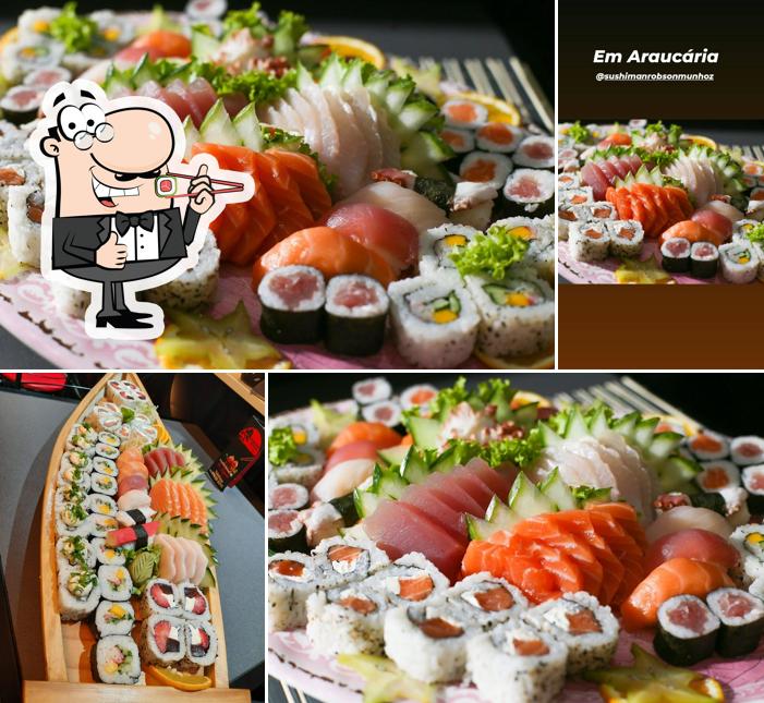 Experimente diversas opções de sushi