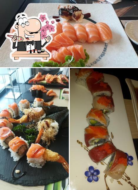 Scegli le diverse opzioni di sushi