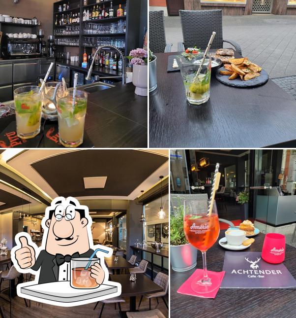 Check out the photo depicting drink and interior at Achtender Café • Küche • Bar