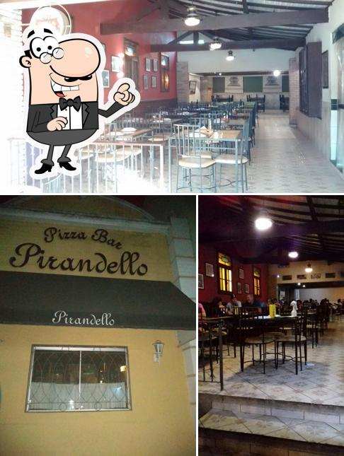 O interior do Pirandello Pizza Bar