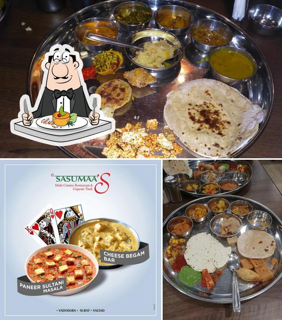 Food at Sasumaa's Multi Cuisine Restaurant & Gujarati Thali