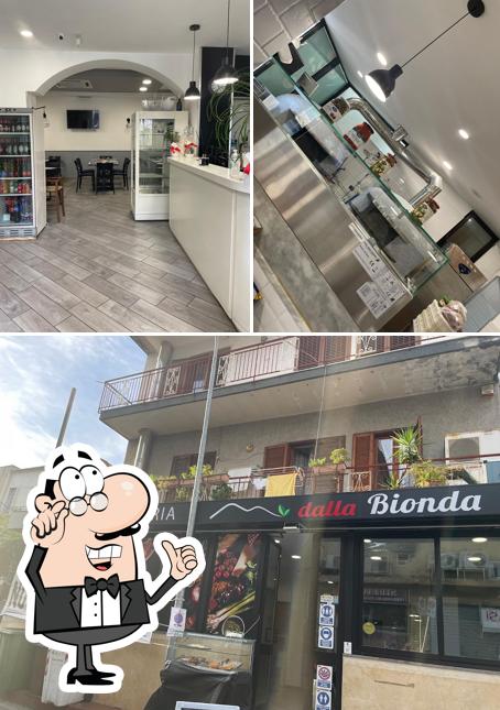 La immagine della interni e esterno di Coloniali Pizzeria Salumeria gastronomia dalla bionda