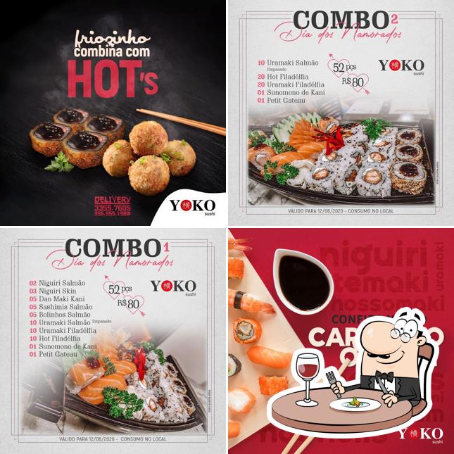 Comida em Yoko Sushi - Brusque