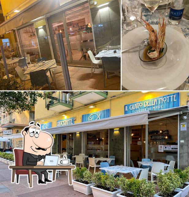Dai un'occhiata agli interni di Il Gusto Della Notte Cucina Di Mare