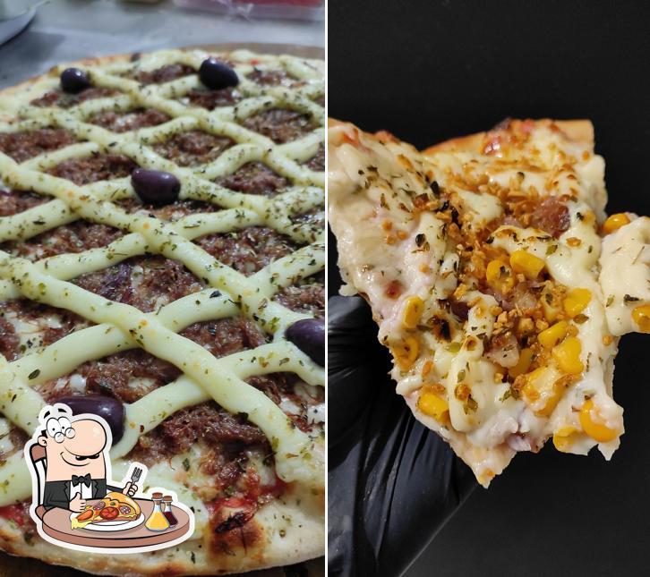 Escolha diversos tipos de pizza