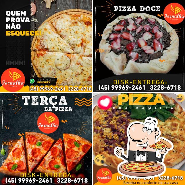 Consiga pizza no Pizzaria Fornalha