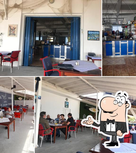 Gli interni di Restaurant Galeb