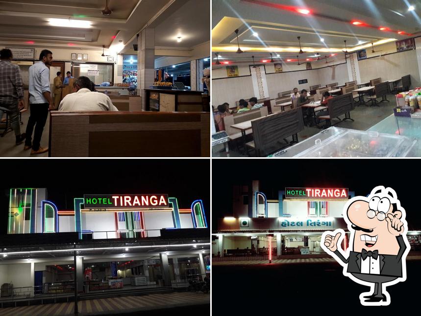 The interior of Hotel Tiranga