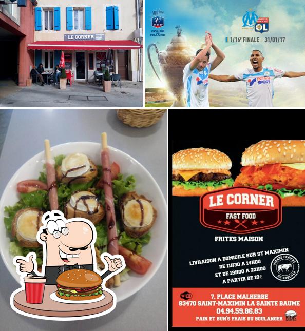 Les hamburgers de LE CORNER will satisferont une grande variété de goûts