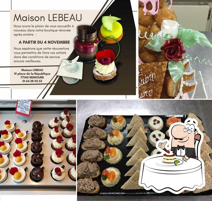 Maison Lebeau sert un nombre de plats sucrés