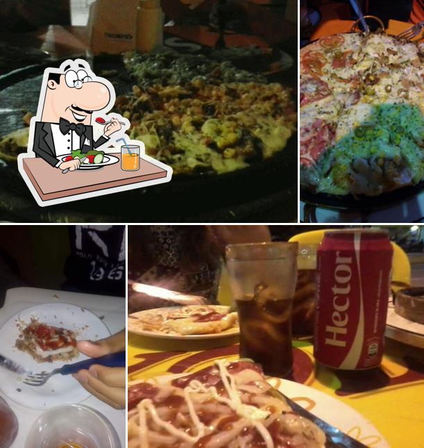 Food at Ponto da Pizza