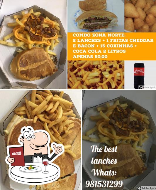 Comida em The Best Lanches