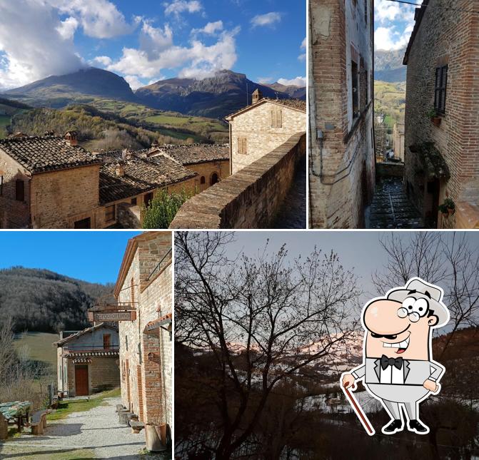 Curiosa tra la parte esterna di Ristorante agrituristico "Il Borghetto" alloggi e ristorazione