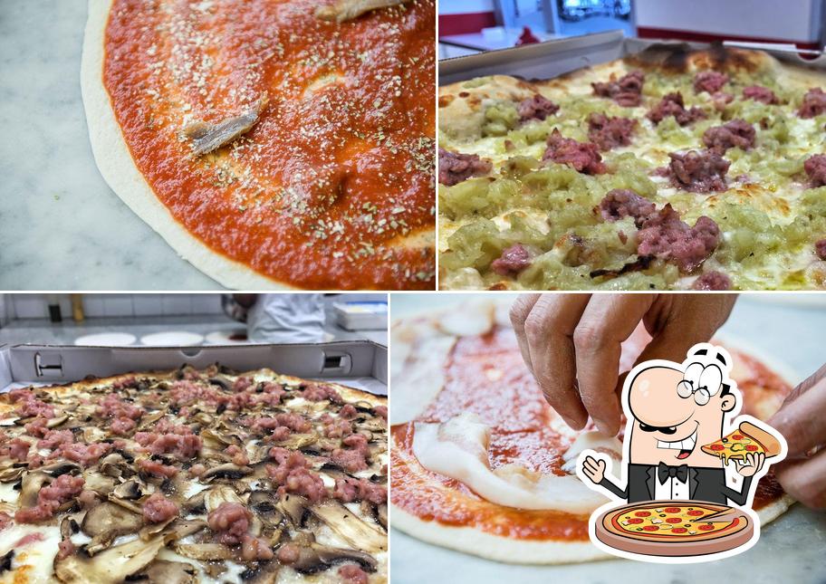 Scegli tra le molte varianti di pizza