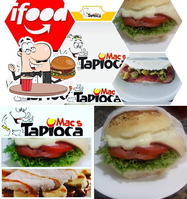 Peça um hambúrguer no Macs Tapioca