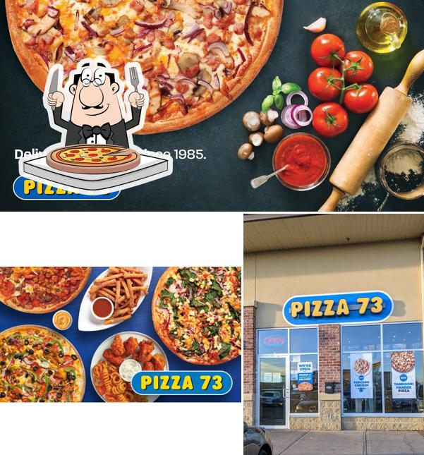 Essayez des pizzas à Pizza 73