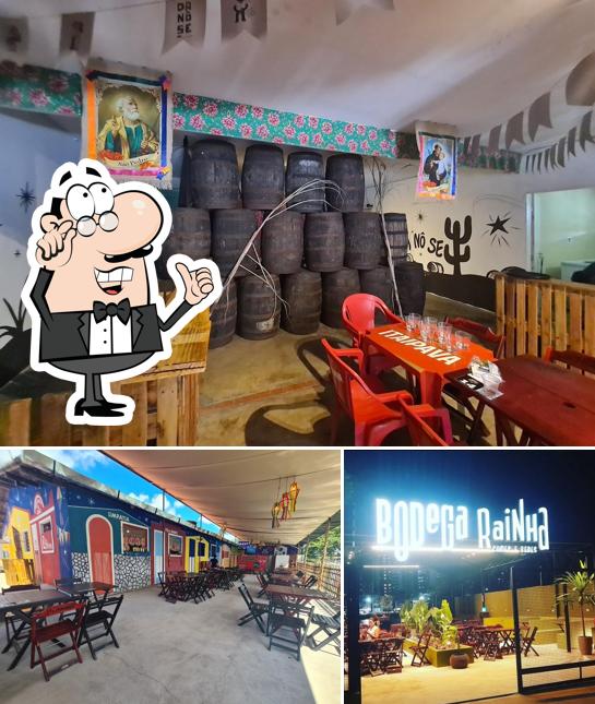 O interior do Bodega Rainha