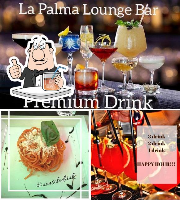La Palma Lounge Bar si caratterizza per la bevanda e frutti di mare