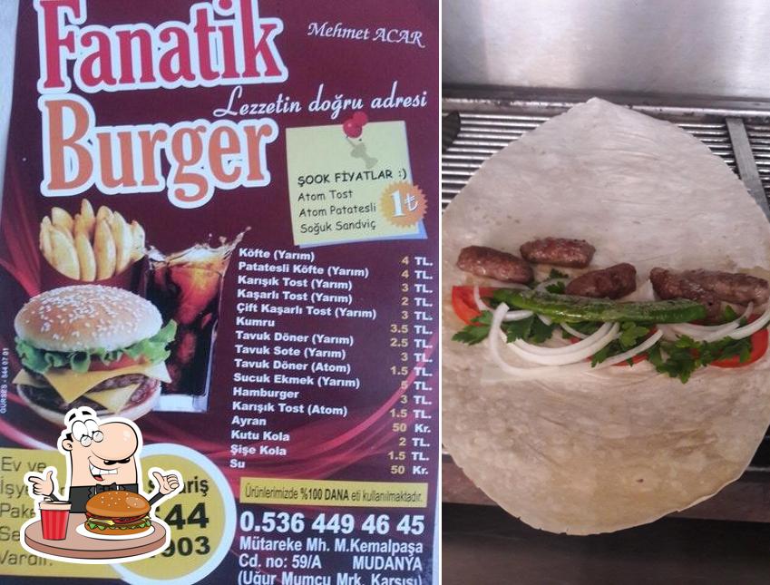 Pide una hamburguesa en Fanatik Burger