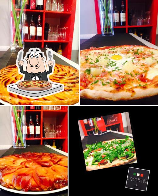 Essayez des pizzas à Pizzeria Pomodoro & Basilico 2 - Bd Kerguelen