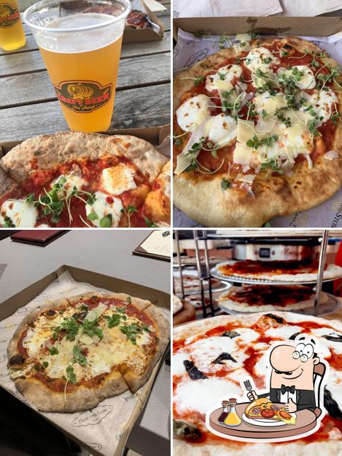 Try out pizza at Pass & Stow