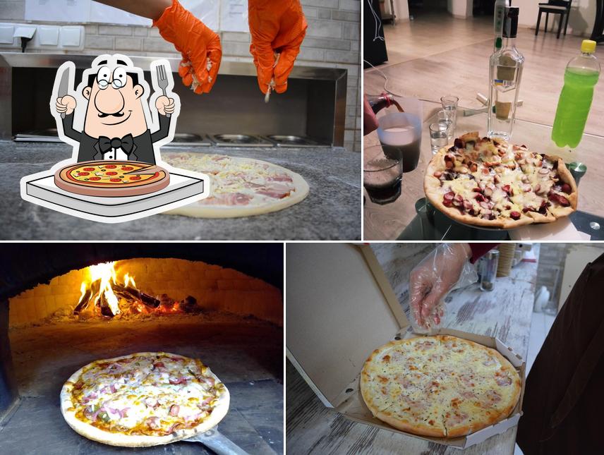 Choisissez des pizzas à Pizza на Дровах