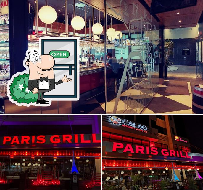 Profitez de la vue de l'espace ouvert de Paris Grill