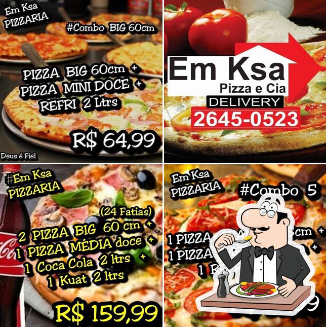 Comida em Em Ksa Pizzaria