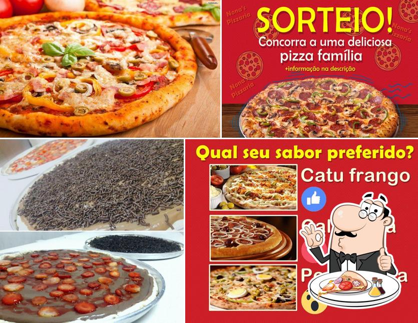 Peça pizza no Nona's Pizzaria