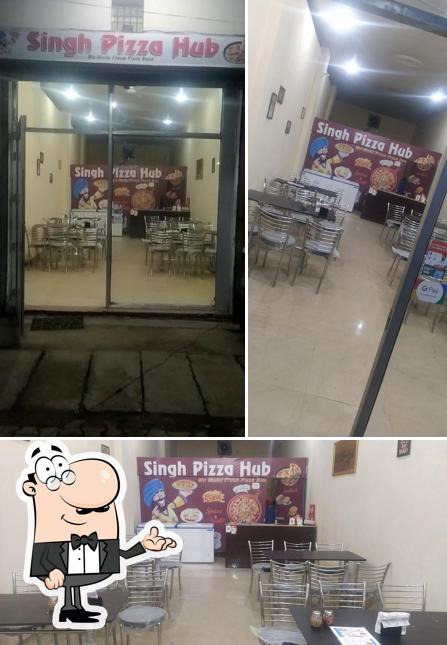 The interior of Singh Pizza Hub