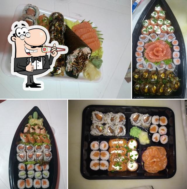 Escolha diversas opções de sushi