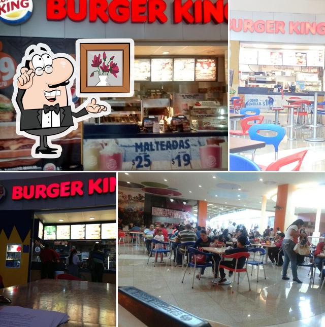 The interior of Burger King