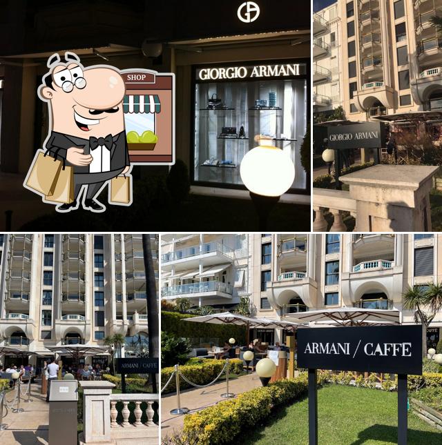 Jetez un coup d’œil à quoi ressemble Armani/Caffè à l'extérieur